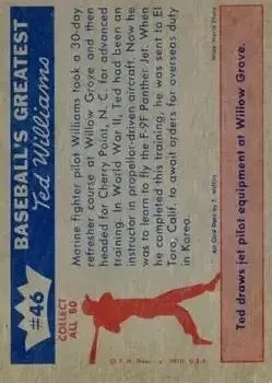 Back of Ted Williams