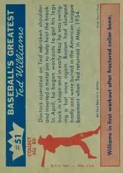 Back of Ted Williams