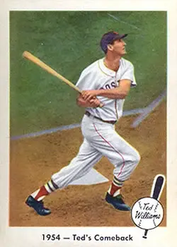 1959 Fleer Ted Williams #52 Ted Williams