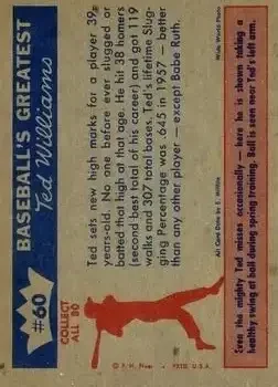 Back of Ted Williams