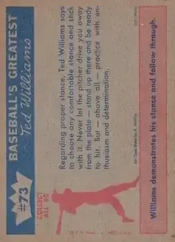 Back of Ted Williams