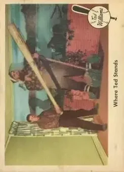 1959 Fleer Ted Williams feature card