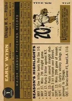 Back of Early Wynn