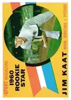 1960 Topps #136 Jim Kaat