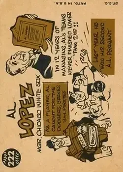 Back of Al Lopez