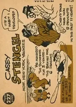 Back of Casey Stengel
