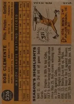 Back of Bob Clemente