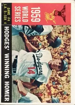 1960 Topps #388 - Gil Hodges - Los Angeles Dodgers