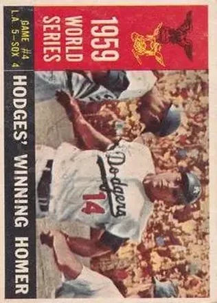 1960 Topps #388 - Gil Hodges - Los Angeles Dodgers