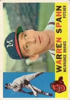 1960 Topps #445 Warren Spahn