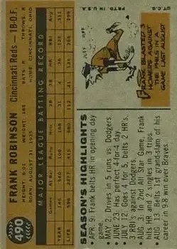 Back of Frank Robinson