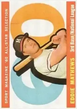 1960 Topps #558 Ed Mathews
