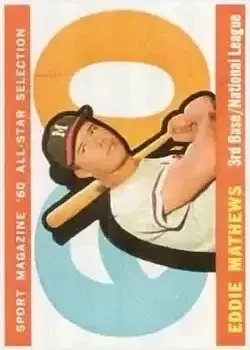 1960 Topps #558 Ed Mathews