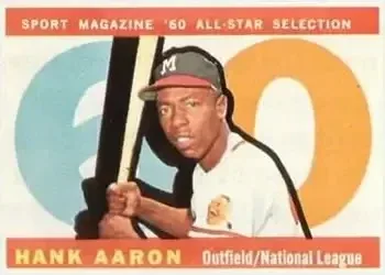 1960 Topps #566 Hank Aaron