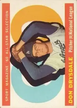 1960 Topps #570 Don Drysdale