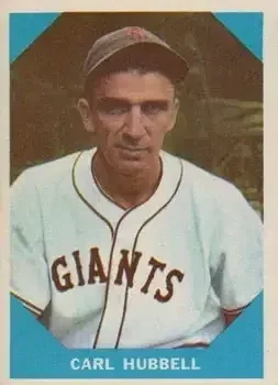 1960 Fleer Baseball Greats #4 Carl Hubbell