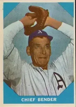 1960 Fleer Baseball Greats #7 Chief Bender