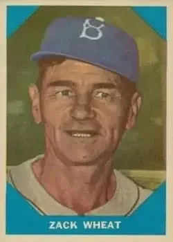 1960 Fleer Baseball Greats #12 Zack Wheat