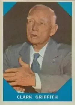 1960 Fleer Baseball Greats #15 Clark Griffith
