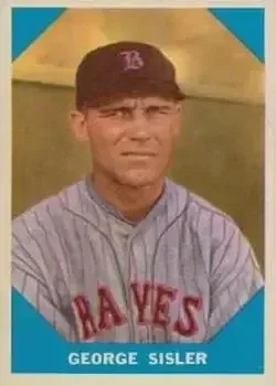1960 Fleer Baseball Greats #13 George Sisler