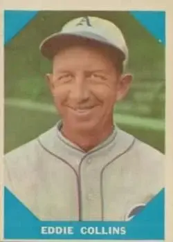 1960 Fleer Baseball Greats #20 Eddie Collins
