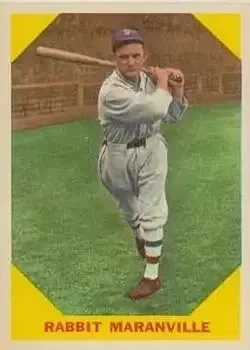1960 Fleer Baseball Greats #21 Rabbit Maranville