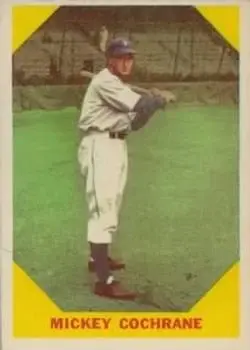 1960 Fleer Baseball Greats #24 Mickey Cochrane
