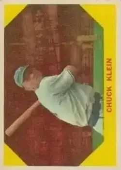 1960 Fleer Baseball Greats #30 Chuck Klein