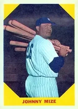 1960 Fleer Baseball Greats #38 Johnny Mize