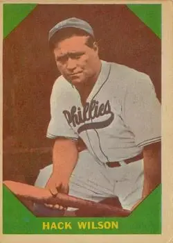 1960 Fleer Baseball Greats #48 Hack Wilson