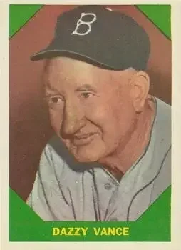 1960 Fleer Baseball Greats #51 Dazzy Vance