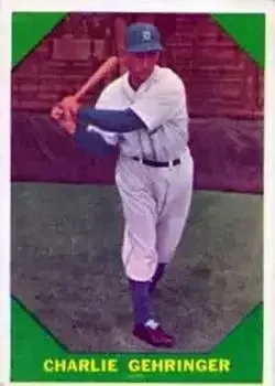 1960 Fleer Baseball Greats #58 Charlie Gehringer