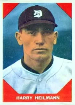 1960 Fleer Baseball Greats #65 - Harry Heilmann - Cincinnati Reds, Detroit Tigers