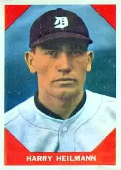 1960 Fleer Baseball Greats #65 Harry Heilmann