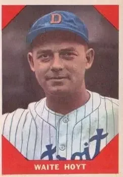 1960 Fleer Baseball Greats #69 Waite Hoyt
