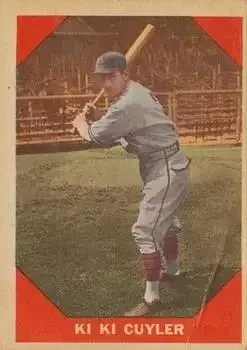 1960 Fleer Baseball Greats #75 Kiki Cuyler