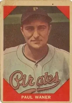 1960 Fleer Baseball Greats #76 Paul Waner