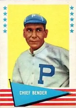 1961 Fleer Baseball Greats (F418-3) #8 Chief Bender