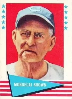 1961 Fleer Baseball Greats (F418-3) #11 Mordecai Brown