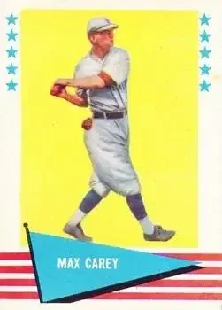 1961 Fleer Baseball Greats (F418-3) #12 Max Carey