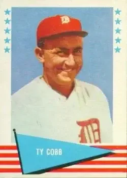 1961 Fleer Baseball Greats (F418-3) #14 Ty Cobb