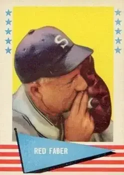1961 Fleer Baseball Greats (F418-3) #24 Red Faber