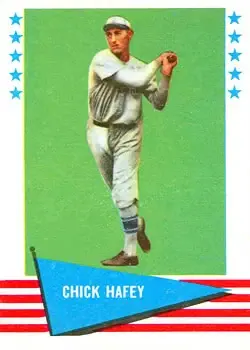 1961 Fleer Baseball Greats (F418-3) #39 Chick Hafey