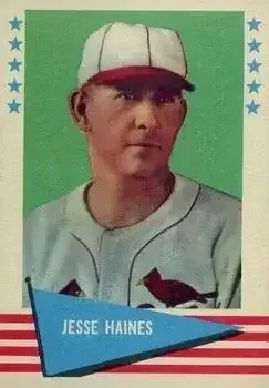 1961 Fleer Baseball Greats (F418-3) #40 Jesse Haines