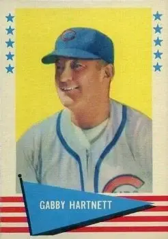 1961 Fleer Baseball Greats (F418-3) #41 Gabby Hartnett