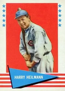 1961 Fleer Baseball Greats (F418-3) #42 Harry Heilmann