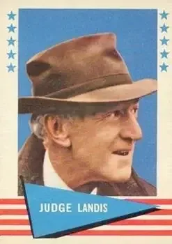 1961 Fleer Baseball Greats (F418-3) #53 Kenesaw Landis