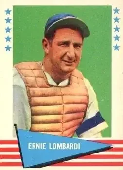 1961 Fleer Baseball Greats (F418-3) #55 Ernie Lombardi