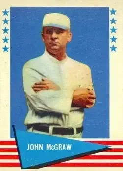 1961 Fleer Baseball Greats (F418-3) #60 John McGraw
