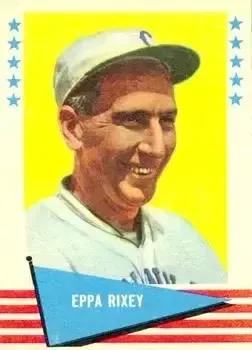 1961 Fleer Baseball Greats (F418-3) #71 Eppa Rixey
